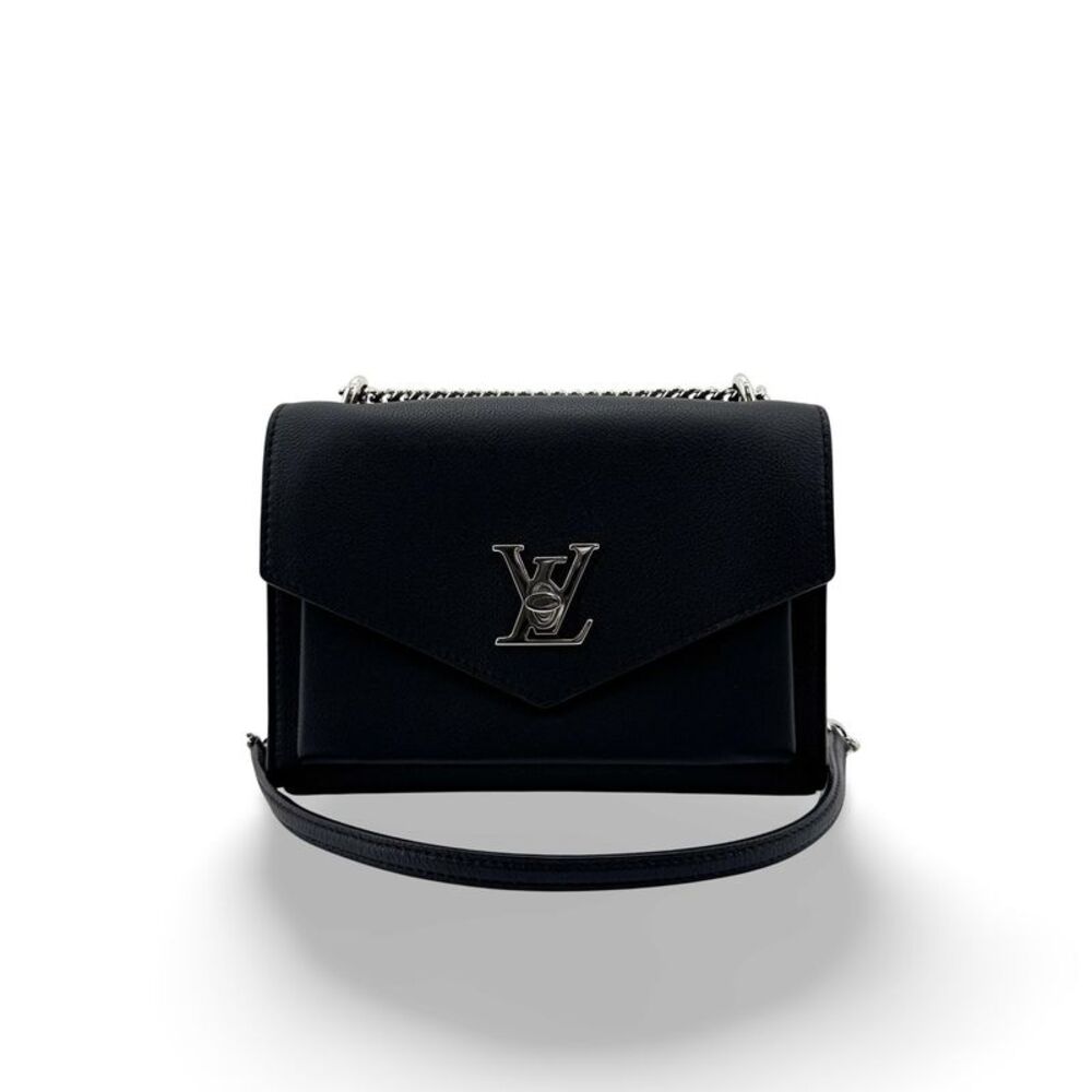 Louis Vuitton MyLockMe BB Black Silver Hardware